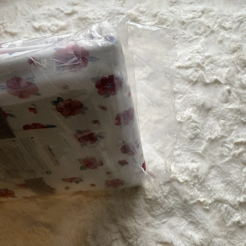 Wrangler x Pottery Barn Teen Organic Ombre Floral Duvet‎ Cover Twin Size Red NEW